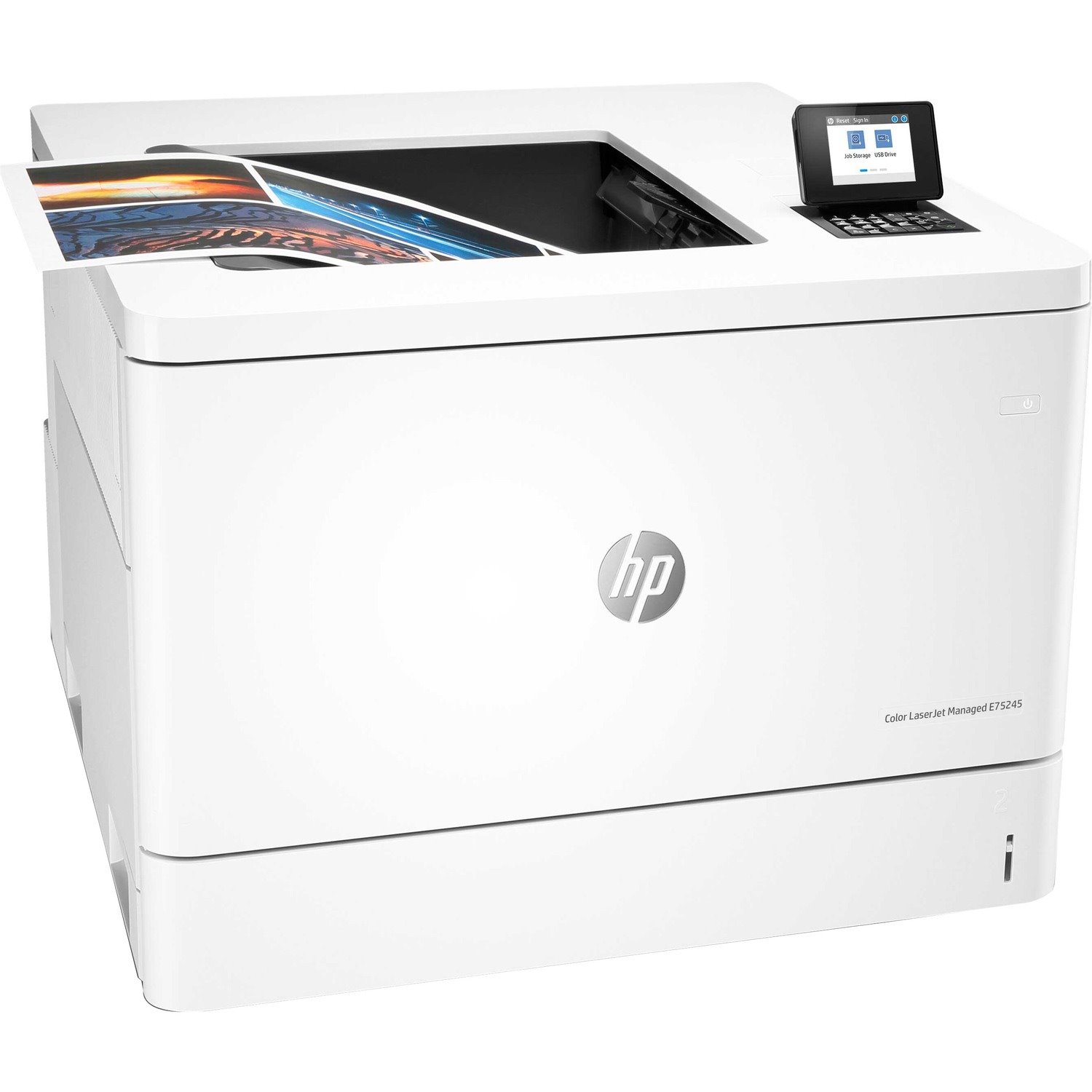 HP LaserJet Managed E75245 E75245dn Desktop Laser Printer - Color