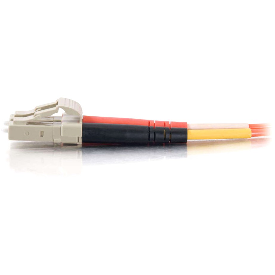 C2G 1m LC-LC 62.5/125 OM1 Duplex Multimode PVC Fiber Optic Cable - Orange
