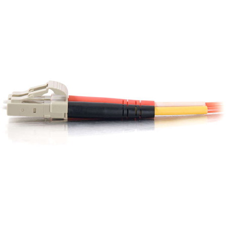 C2G 3.3ft (1m) LC-LC 62.5/125 OM1 Duplex Multimode PVC Fiber Optic Cable - Orange