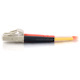 C2G 3.3ft (1m) LC-LC 62.5/125 OM1 Duplex Multimode PVC Fiber Optic Cable - Orange