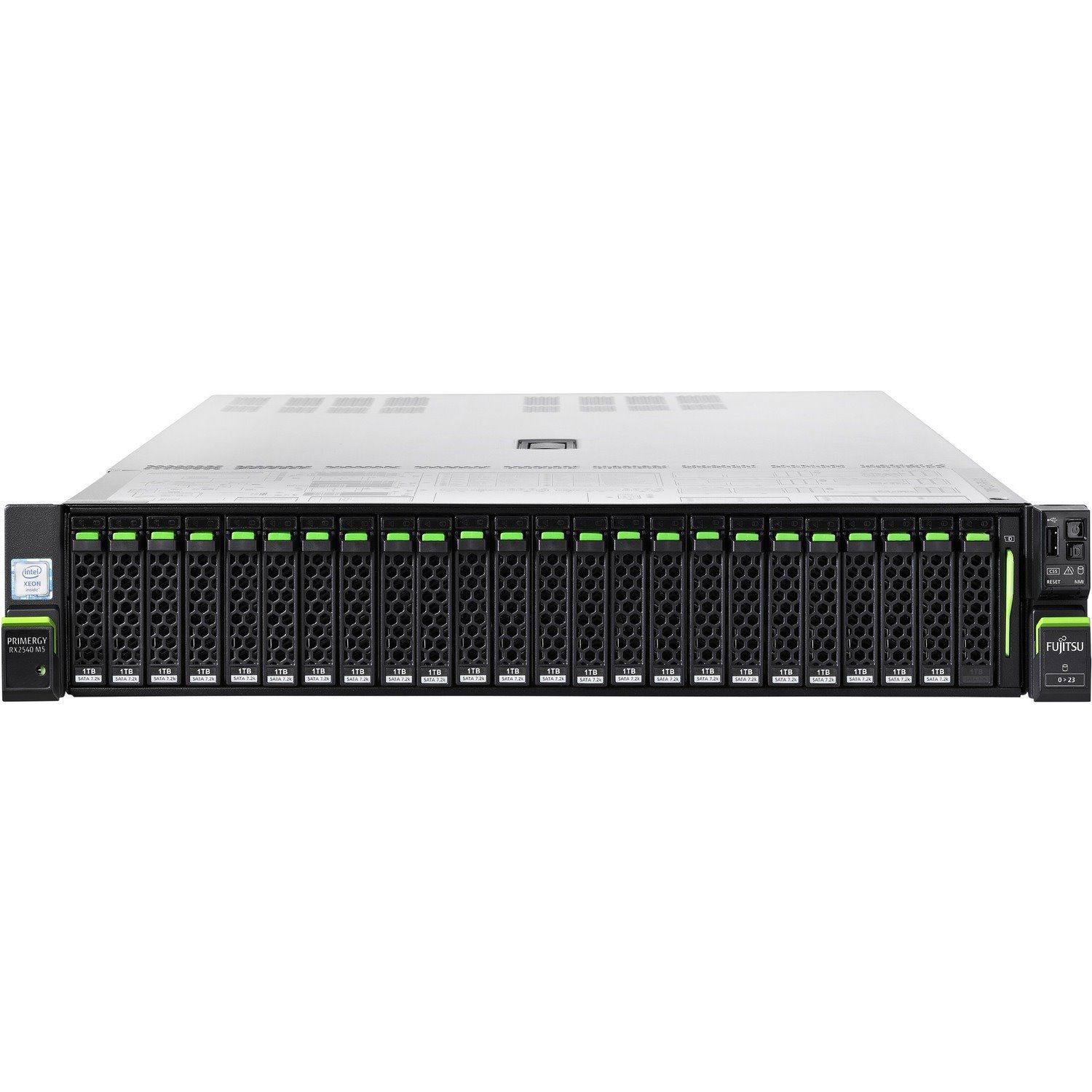 Fujitsu PRIMERGY RX2540 M5 2U Rack Server - Intel Xeon Gold 6244 3.60 GHz - 32 GB RAM - Serial ATA/600 Controller