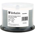 Verbatim DVD-R 4.7GB 16X DataLifePlus White Thermal Printable, Hub Printable - 50pk Spindle