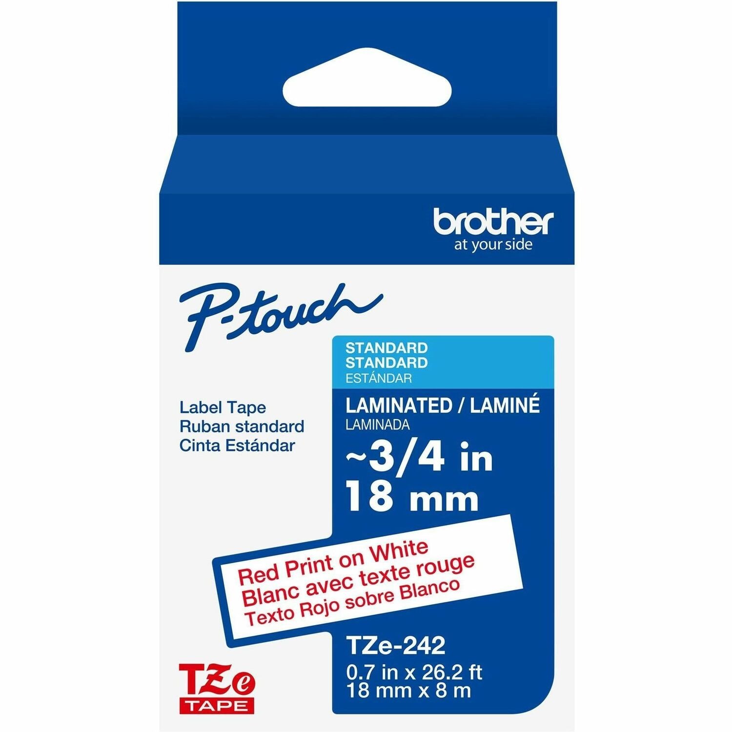 Brother P-touch TZe Laminated Label Tape