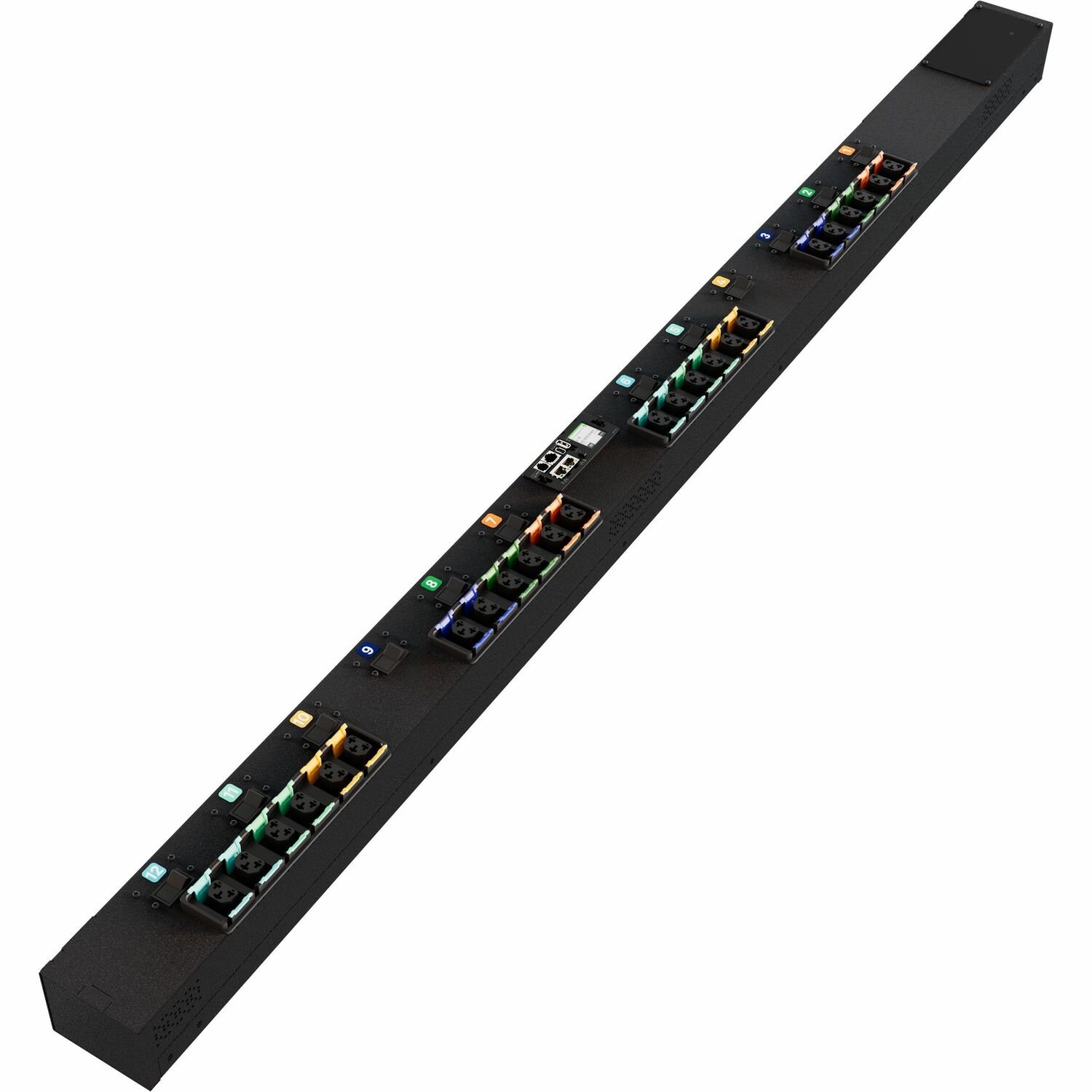 Vertiv PowerIT VP5NA0A0 Switched Unit Level Monitoring HD rPDU, Vertical, Three Phase, 24 Combination C13/C19 Outlets, 80A, 1~ 240V/3~ 208V, 0U
