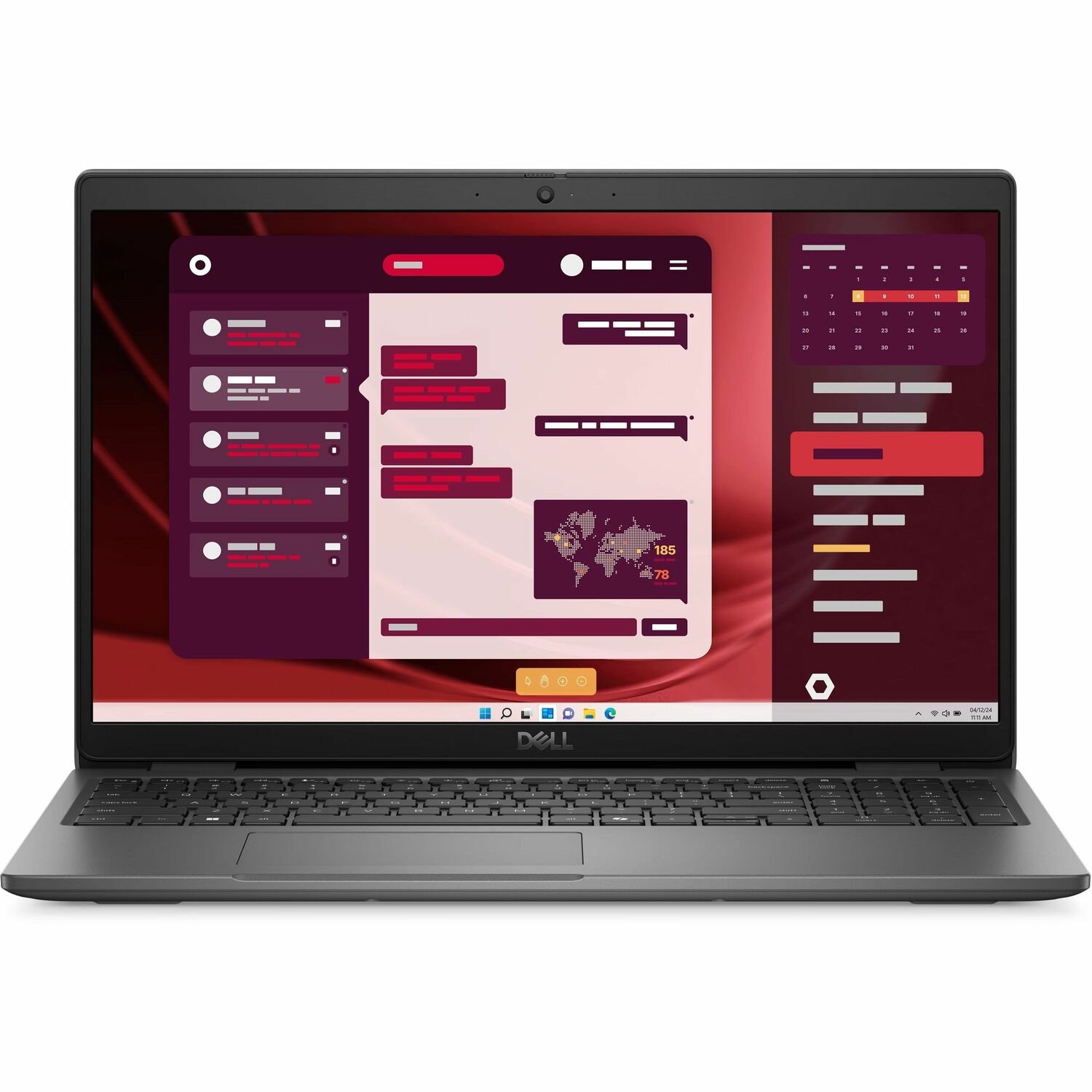 DELL Latitude 3550 Intel® Core™ i5 i5-1335U Laptop 39,6 cm (15.6") Full HD 16 GB DDR5-SDRAM 512 GB SSD Wi-Fi 6E (802.11ax) Windows 11 Pro Engels Grijs