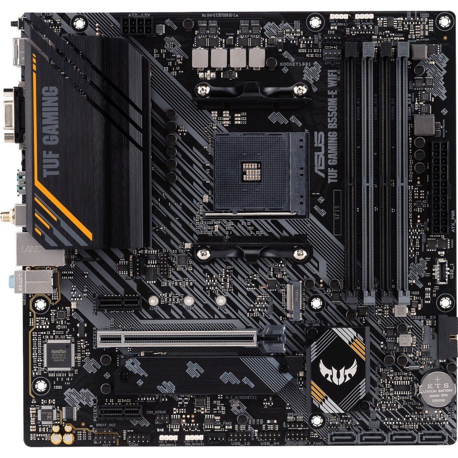 TUF Gaming B550M-E WIFI Desktop Motherboard - AMD B550 Chipset - Socket AM4 - Micro ATX