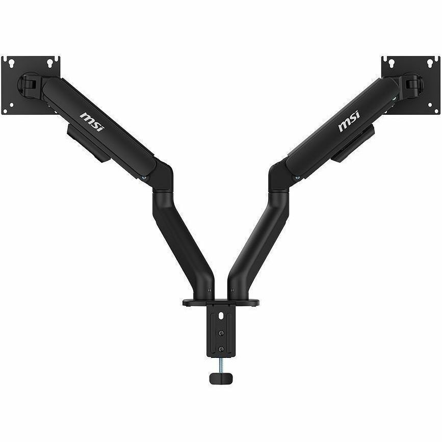 MSI Mounting Arm for Monitor, Flat Panel Display, Curved Screen Display, Display - Matte Black