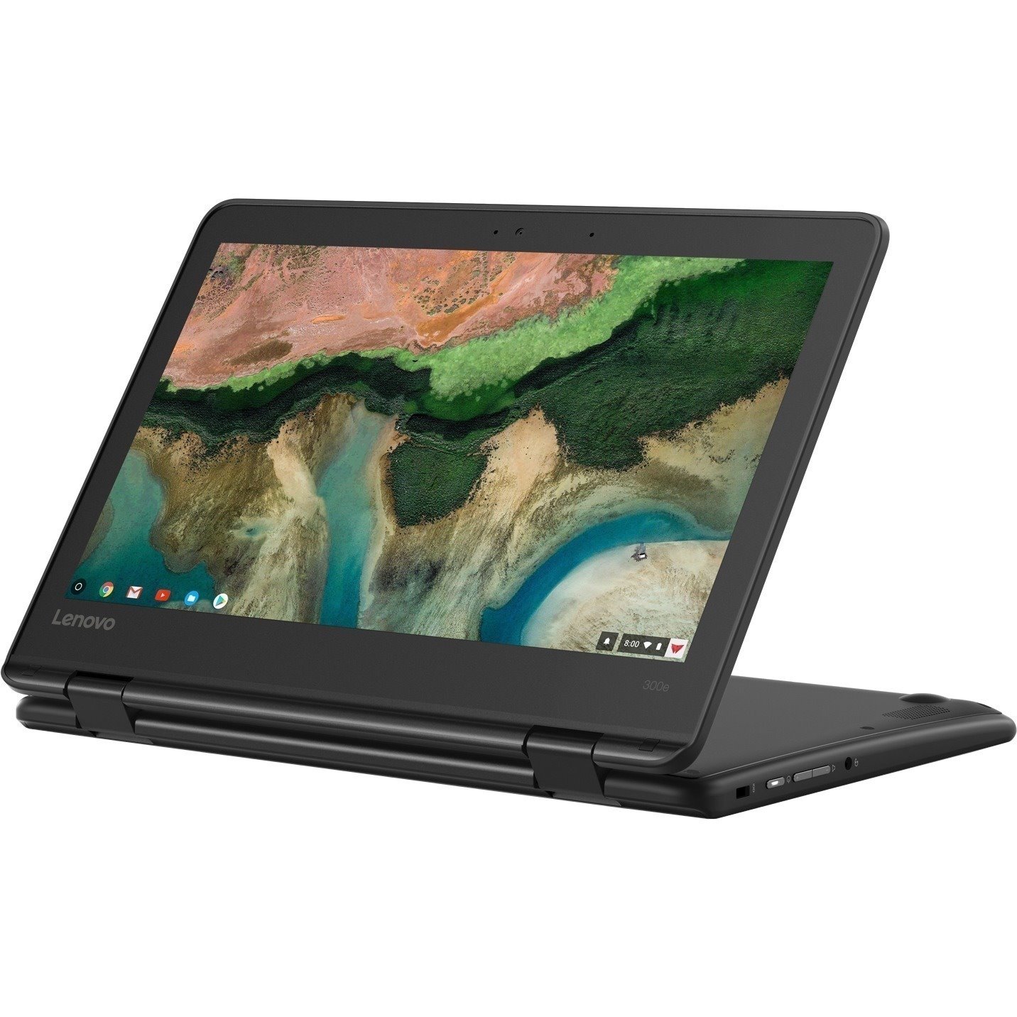 Lenovo 300e Chromebook 2nd Gen 81MB008EUS 11.6" Touchscreen Chromebook - HD - Intel Celeron N4120 - 4 GB - 32 GB Flash Memory - English Keyboard - Black