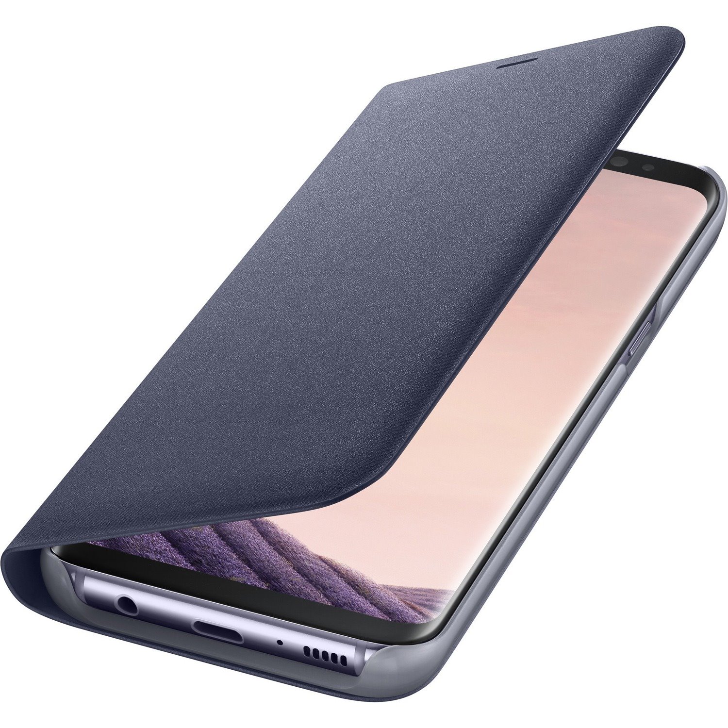 Samsung LED View Carrying Case (Flip) Samsung Galaxy S8 Smartphone - Violet