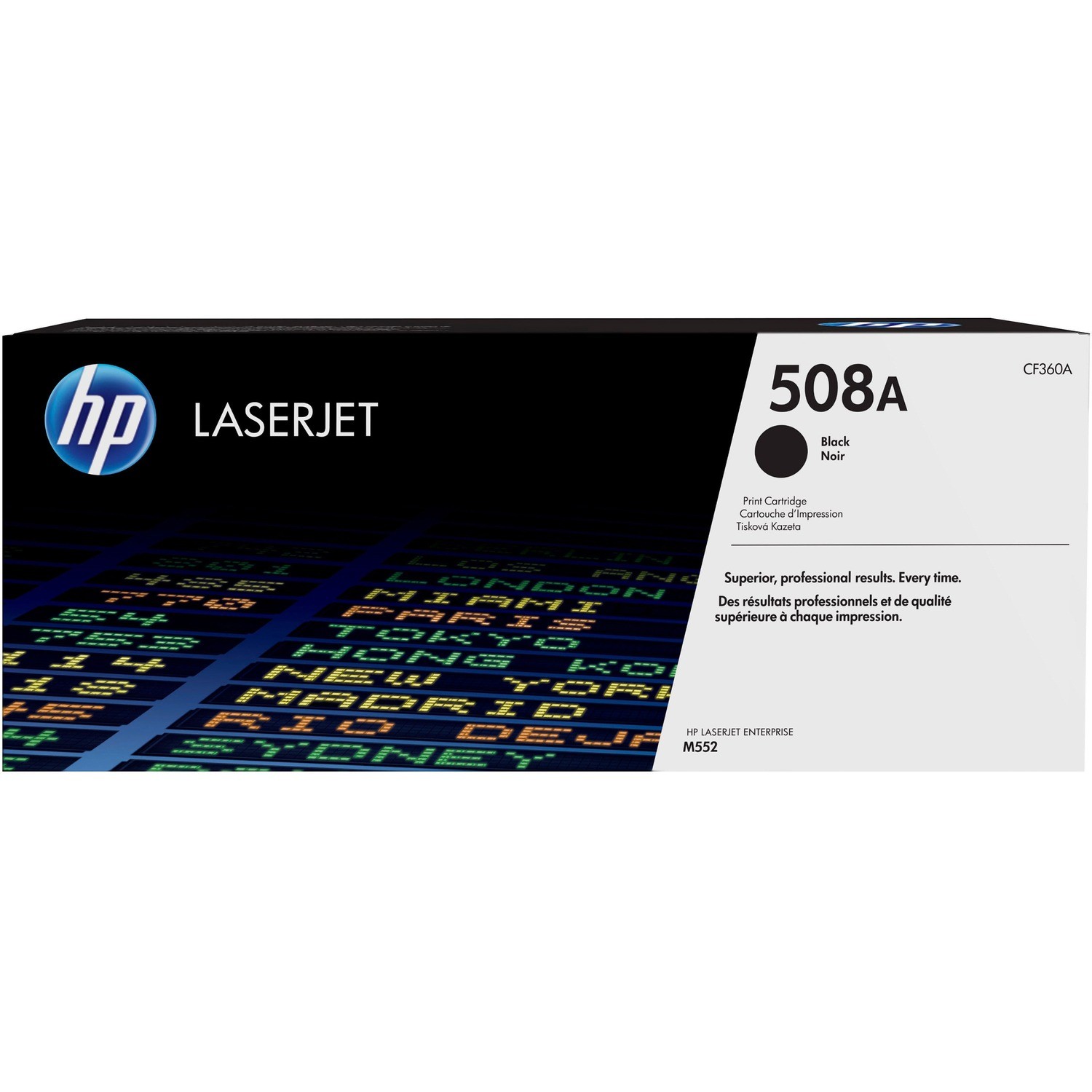 HP 508A BLACK TONER CARTRIDGE (CF360A) - FOR M552, M553, M577 SERIES - APPROX 6K YIELD