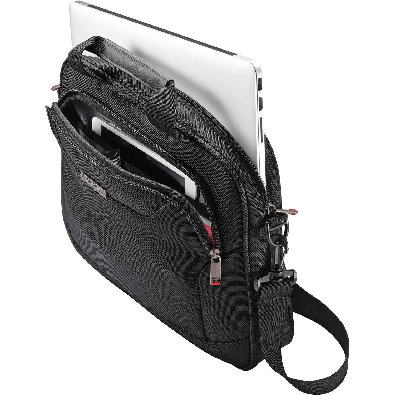 Samsonite Xenon 3.0 Carrying Case (Briefcase) for 30.5 cm (12") to 35.3 cm (13.9") Apple Notebook - Black