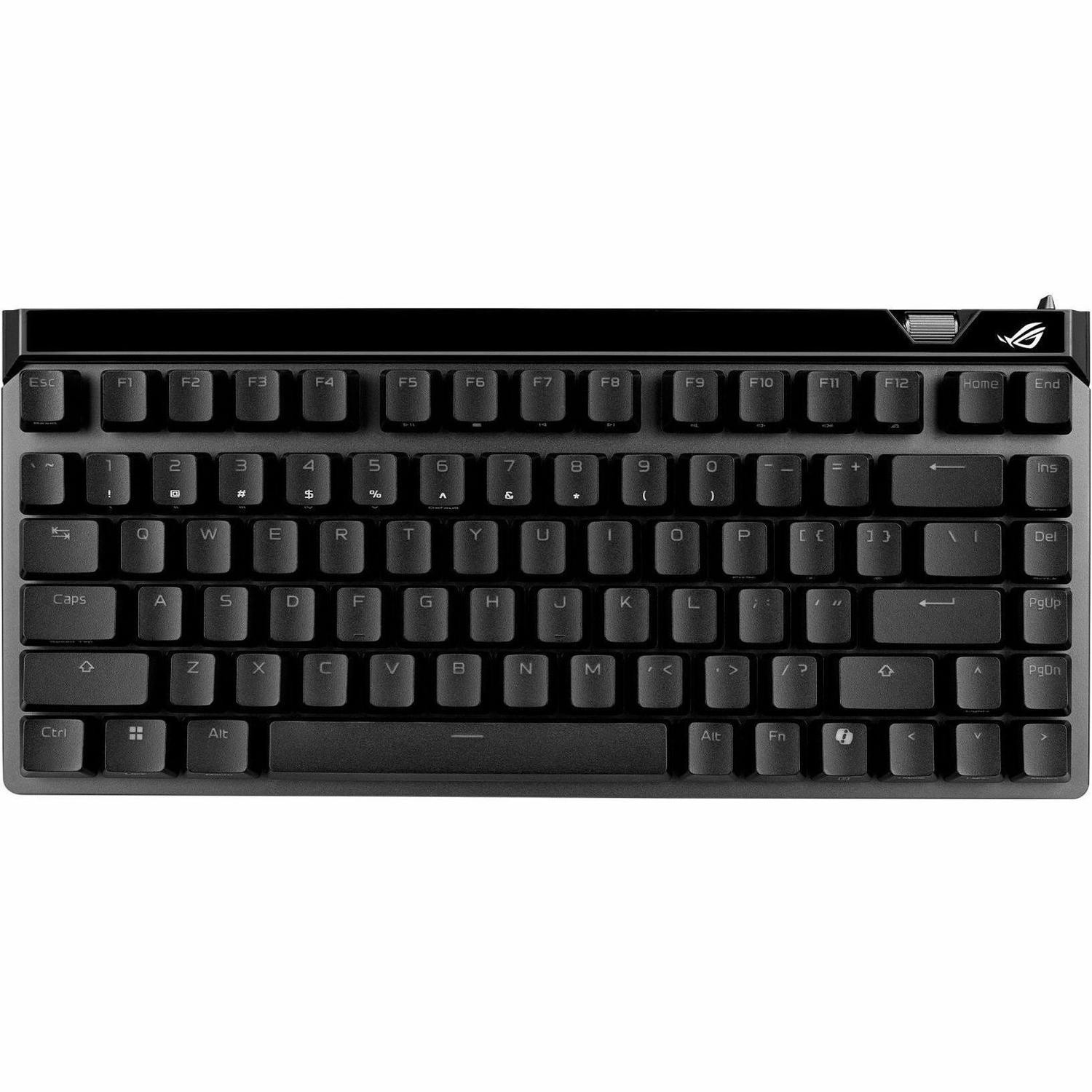 Asus ROG Falchion Ace 75 HE Gaming Keyboard - Cable Connectivity - USB 2.0 Interface - Black