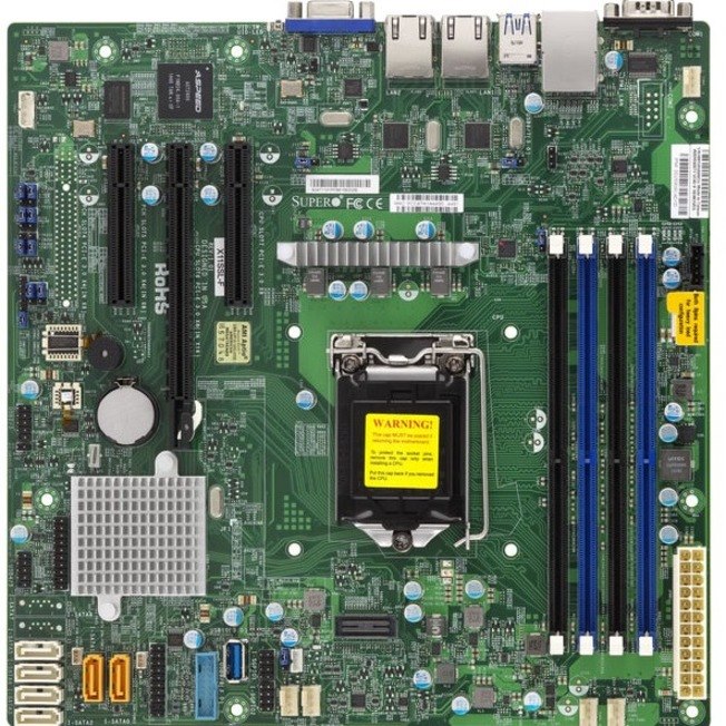 Supermicro X11SSL-F Server Motherboard - Intel C236 Chipset - Socket H4 LGA-1151 - Micro ATX