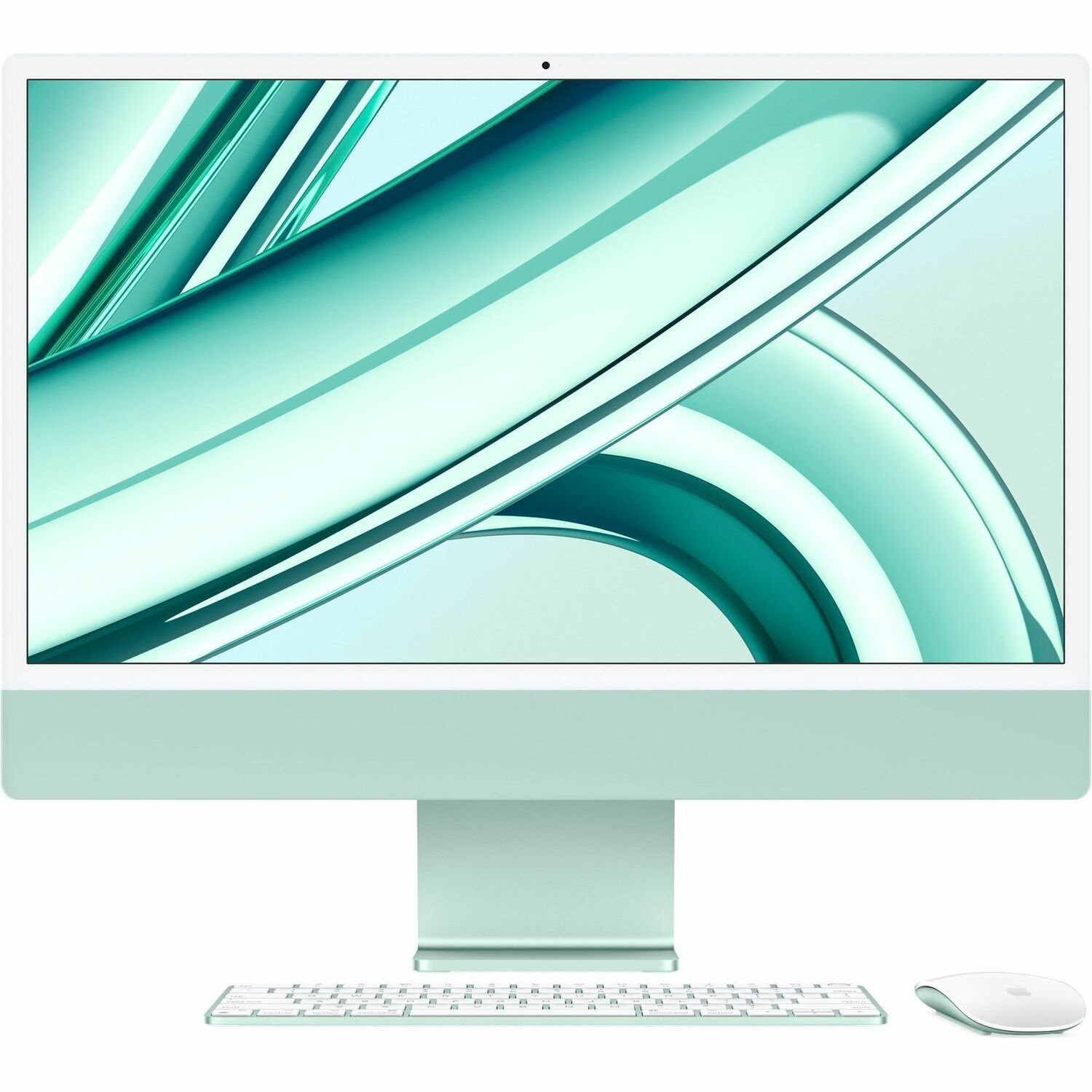 Apple iMac MQRA3B/A All-in-One Computer - Apple M3 Octa-core (8 Core) - 8 GB RAM - 256 GB SSD - 61 cm (24") 4.5K 4480 x 2520 - Desktop - Green