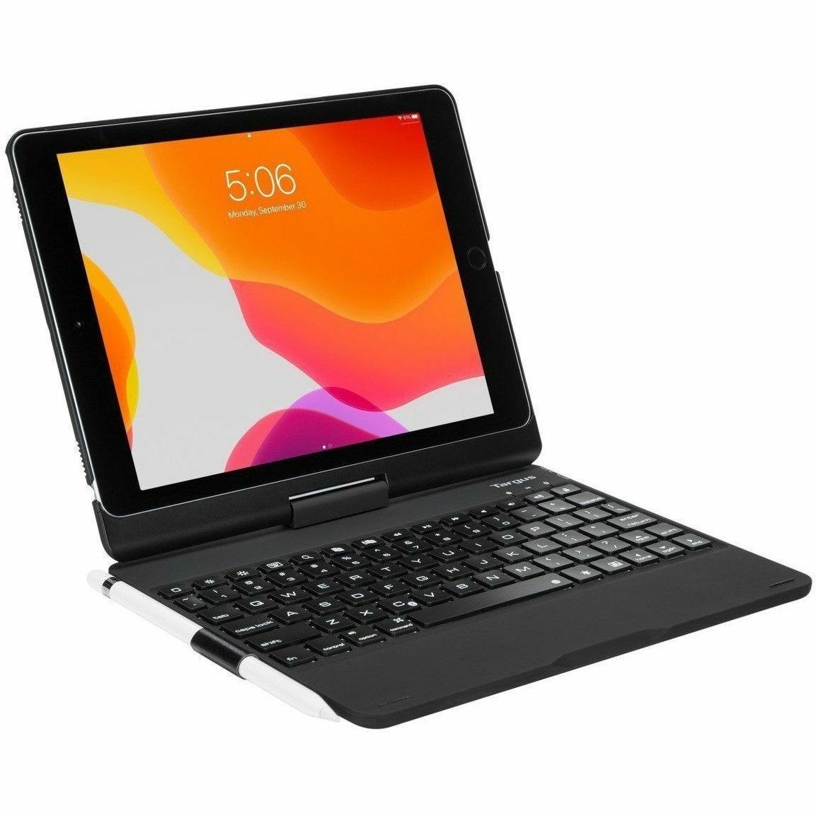 Targus VersaType THZ857DE Keyboard/Cover Case for 25.9 cm (10.2") to 26.7 cm (10.5") Apple iPad Tablet
