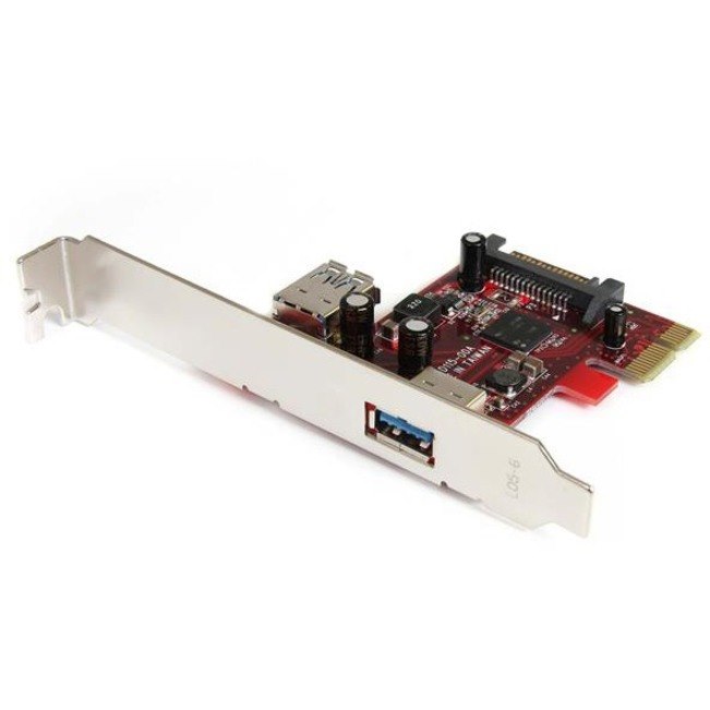 StarTech.com 2 port PCI Express SuperSpeed USB 3.0 Card with UASP Support - 5Gbps - 1 Internal 1 External