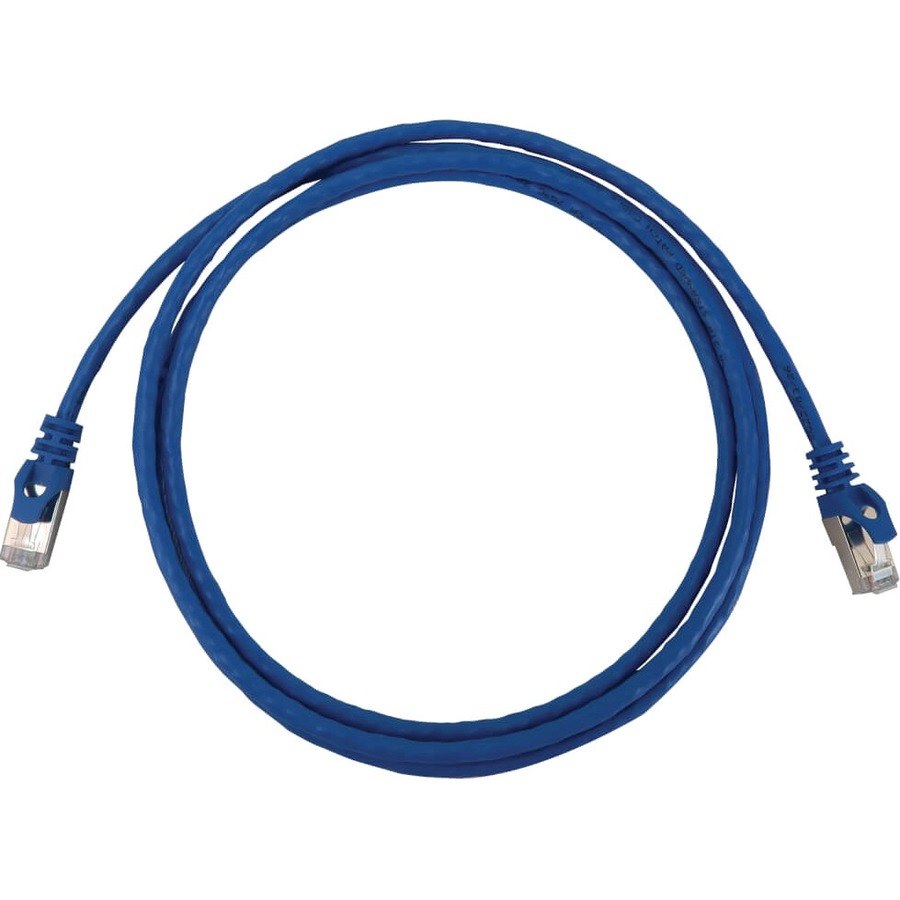 Eaton Tripp Lite Series Cat6a 10G Snagless Shielded Slim STP Ethernet Cable (RJ45 M/M), PoE, Blue, 5 ft. (1.5 m)