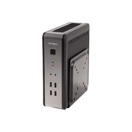 Antec Ironclad ISK 110 VESA Computer Case - Mini ITX Motherboard Supported - Desktop - Steel, Plastic - Black