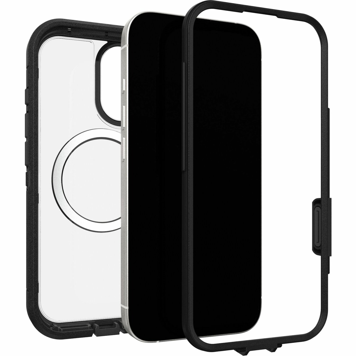 OtterBox Defender Series Pro XT Rugged Case for Apple iPhone 17 Smartphone - Dark Side (Clear/Black) - Retail