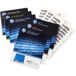 HPE LTO-6 Ultrium Re-writable Bar Code Label Pack
