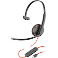 Poly Blackwire C3215 Wired Over-the-head Mono Headset