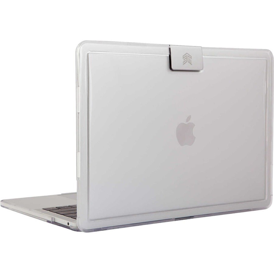 STM Goods Hynt Case for Apple MacBook Pro - Textured, Sandblasted metal badge with etched logo - Clear