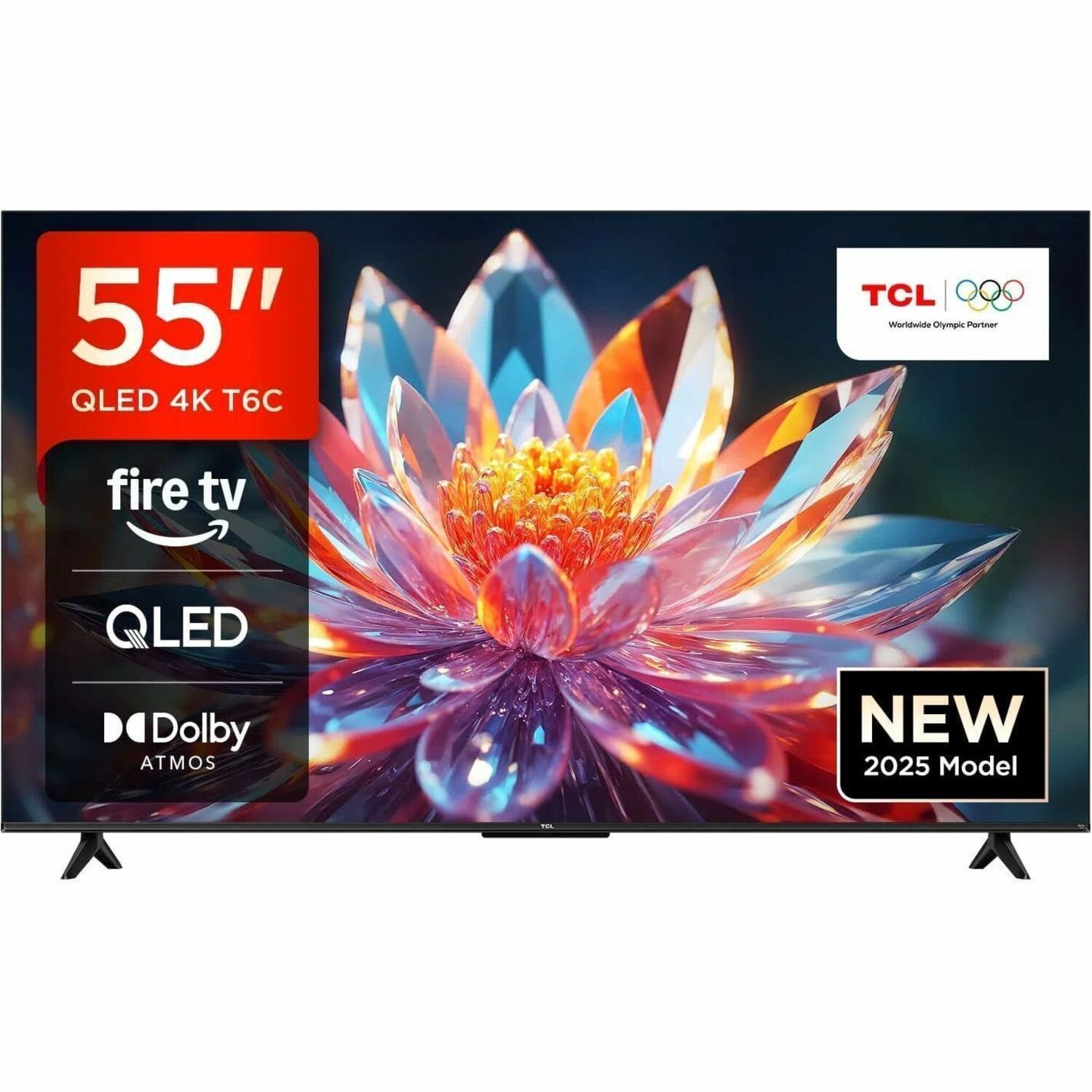TCL T6C-UK 55T6C-UK 55" (139.70 cm) Smart LED-LCD TV 2025 - 4K UHDTV - High Dynamic Range (HDR)