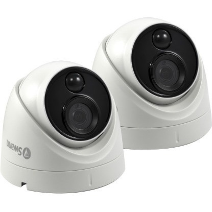 Swann 8 Megapixel HD Surveillance Camera - 2 Pack - Dome