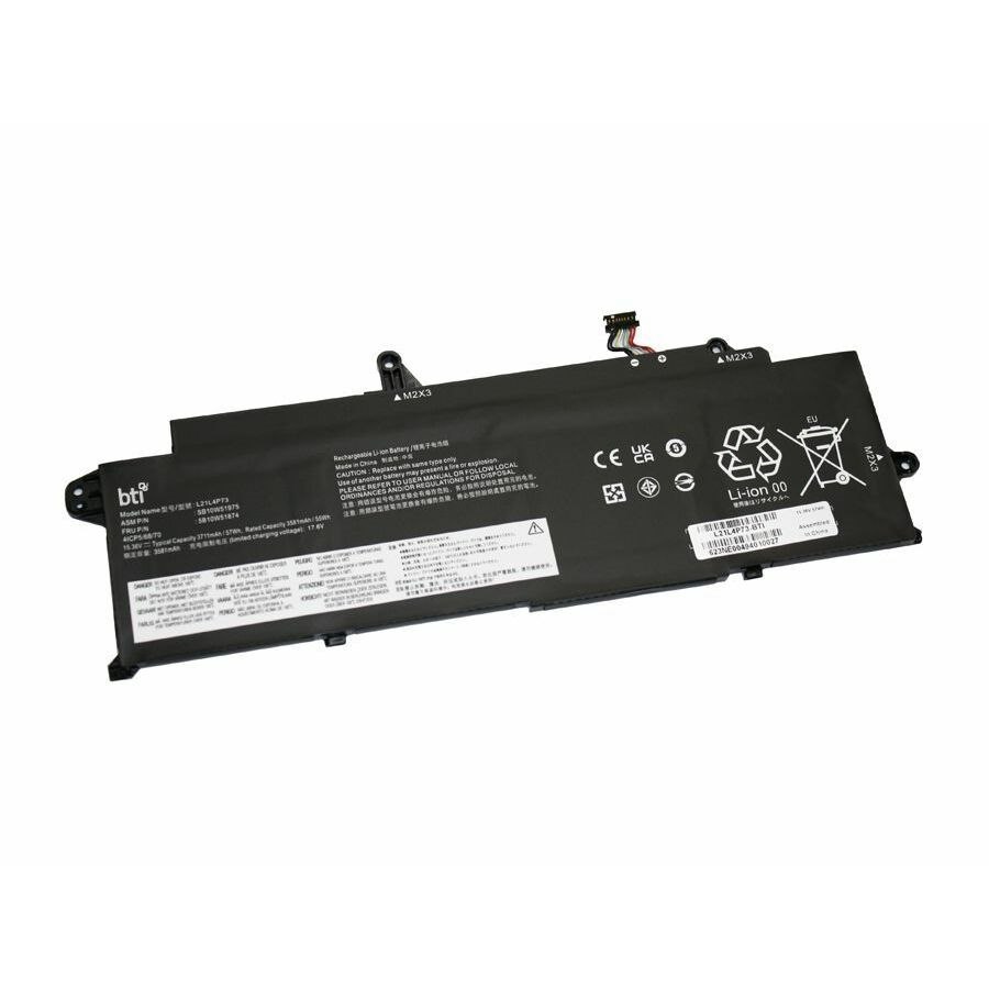 BTI L21L4P73-BTI 15.36V 57WHR LI-ION BATTERY 5B10W51874, 5B10W51875, 5B10W51876, 5B10W51877, L21B4P71, L21L4P73, L21M4P75, SB10W51975, SB10W51976, SB10W51978