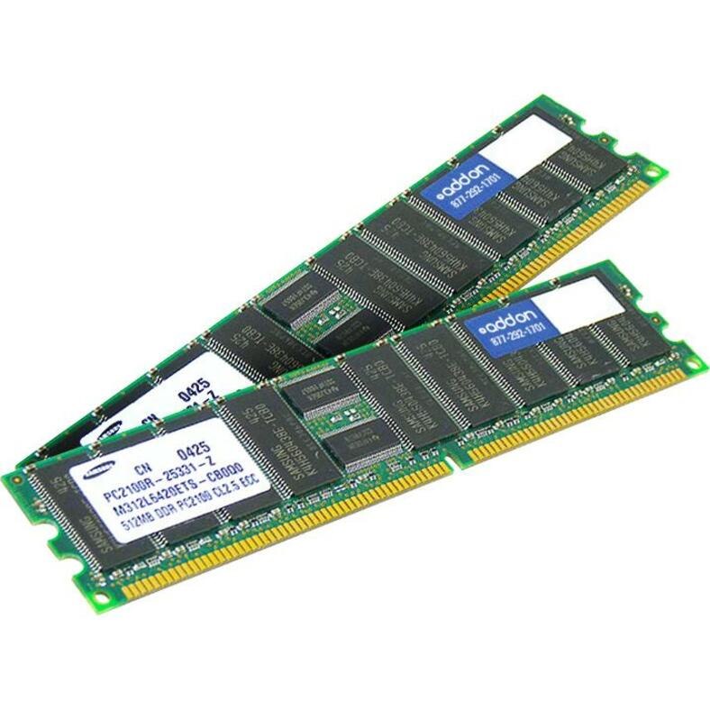AddOn JEDEC Standard Factory Original 4GB DDR3-1333MHz Unbuffered ECC Dual Rank 1.5V 240-pin CL9 UDIMM