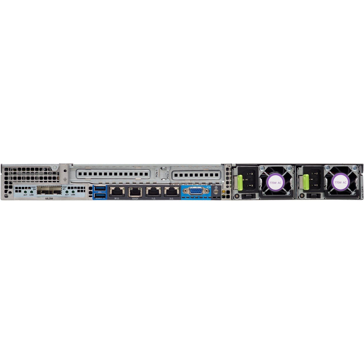 Cisco HyperFlex HX220c M4 1U Rack Server - 2 x Intel Xeon E5-2609 v4 1.70 GHz - 128 GB RAM - 12Gb/s SAS Controller