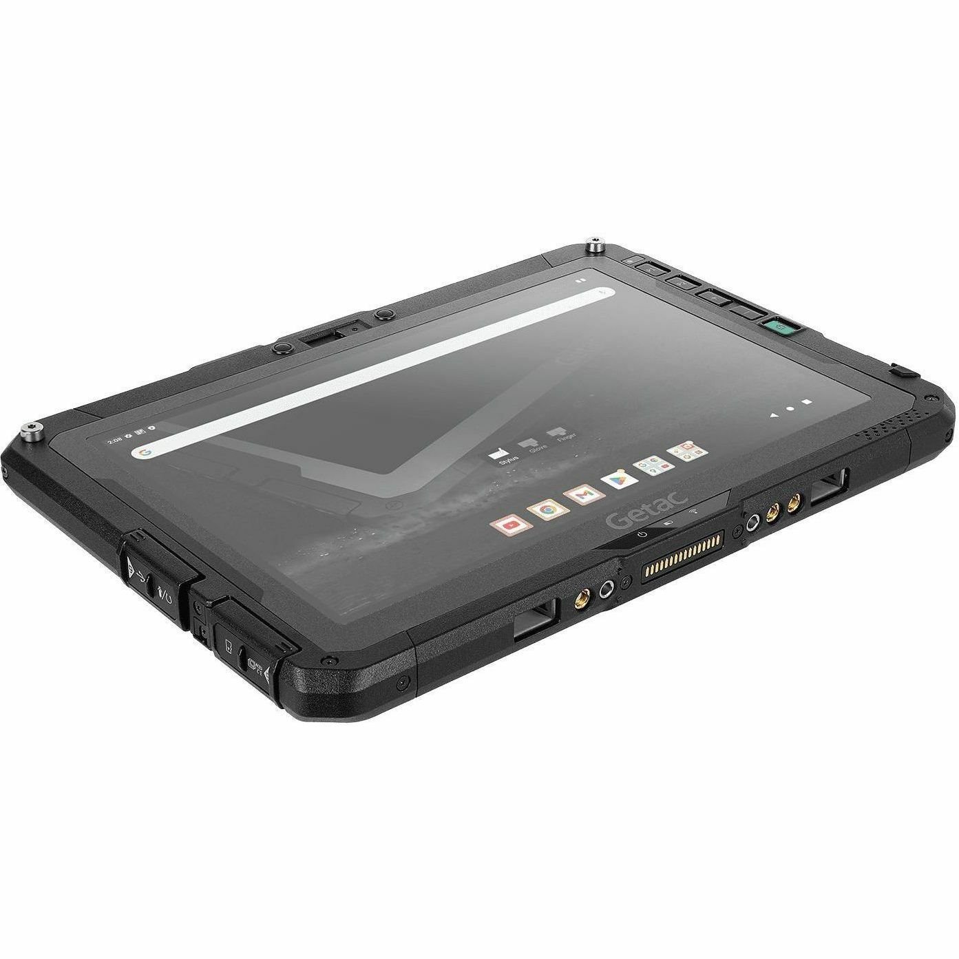 Getac ZX10 Rugged Tablet - 25.7 cm (10.1") WUXGA - Qualcomm Snapdragon 660 - 6 GB - 128 GB Storage - Android 12 - Black