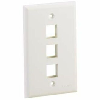 PANDUIT 3 Socket Netkey Faceplate