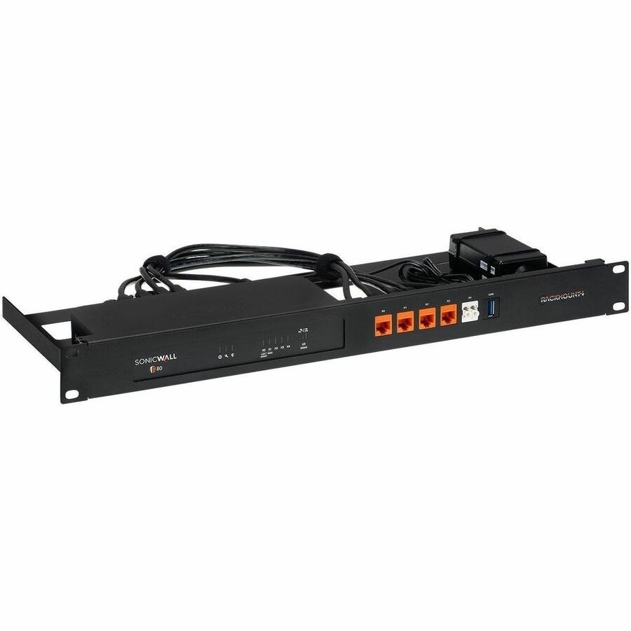 RACKMOUNT.IT 1U Rack-mountable Rack Mount Enclosure for Firewall - Jet Black