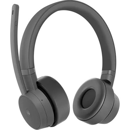 Lenovo Go Wired/Wireless Over-the-head Stereo Headset - Storm Grey