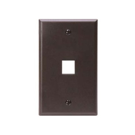 Leviton QuickPort 1 Socket Faceplate
