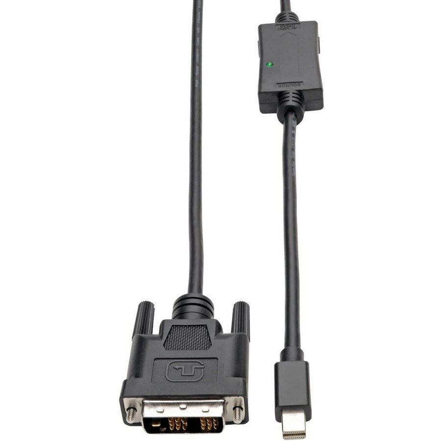 Eaton Tripp Lite Series Mini DisplayPort 1.2 to DVI Adapter Cable (M/M), 1080p, 3 ft. (0.9 m)