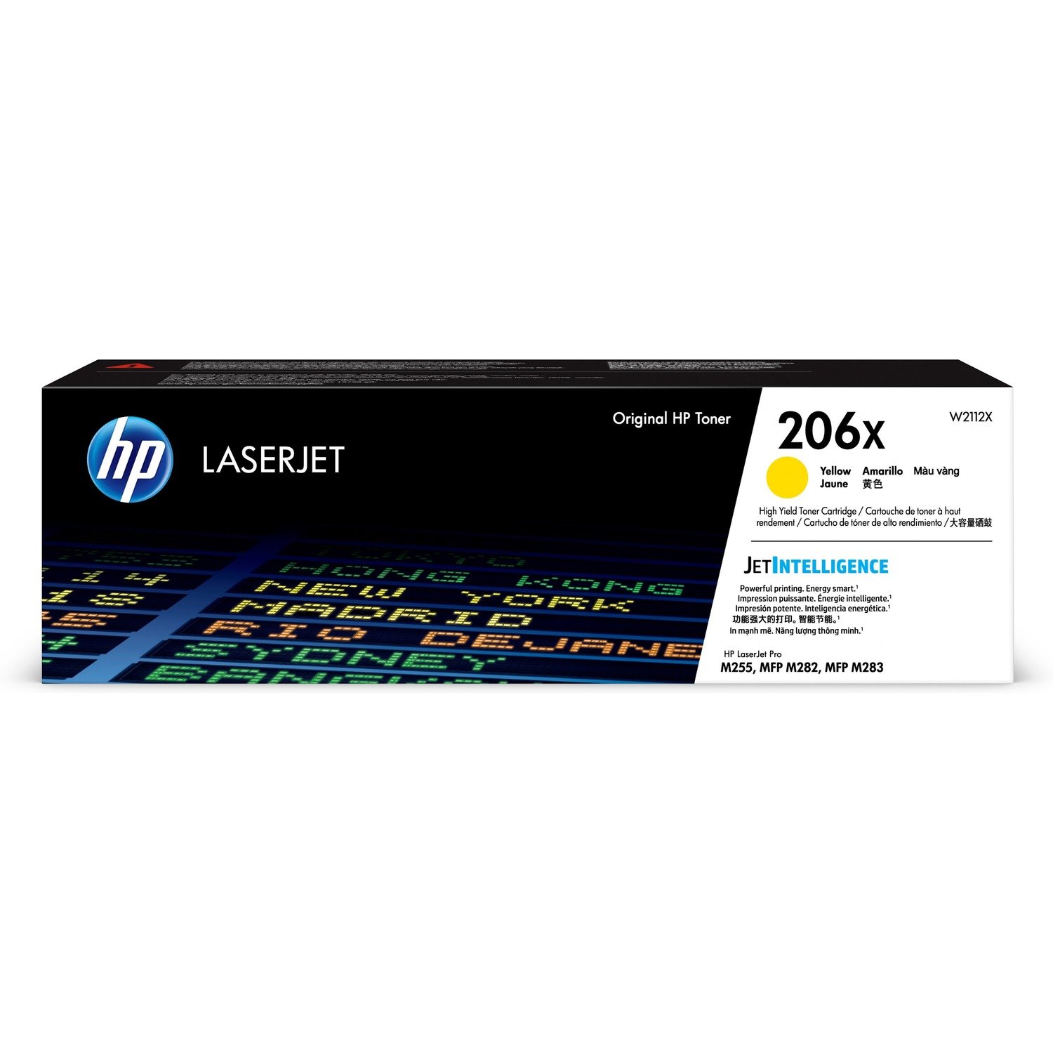 HP 206X Original High Yield Laser Toner Cartridge - Yellow Pack