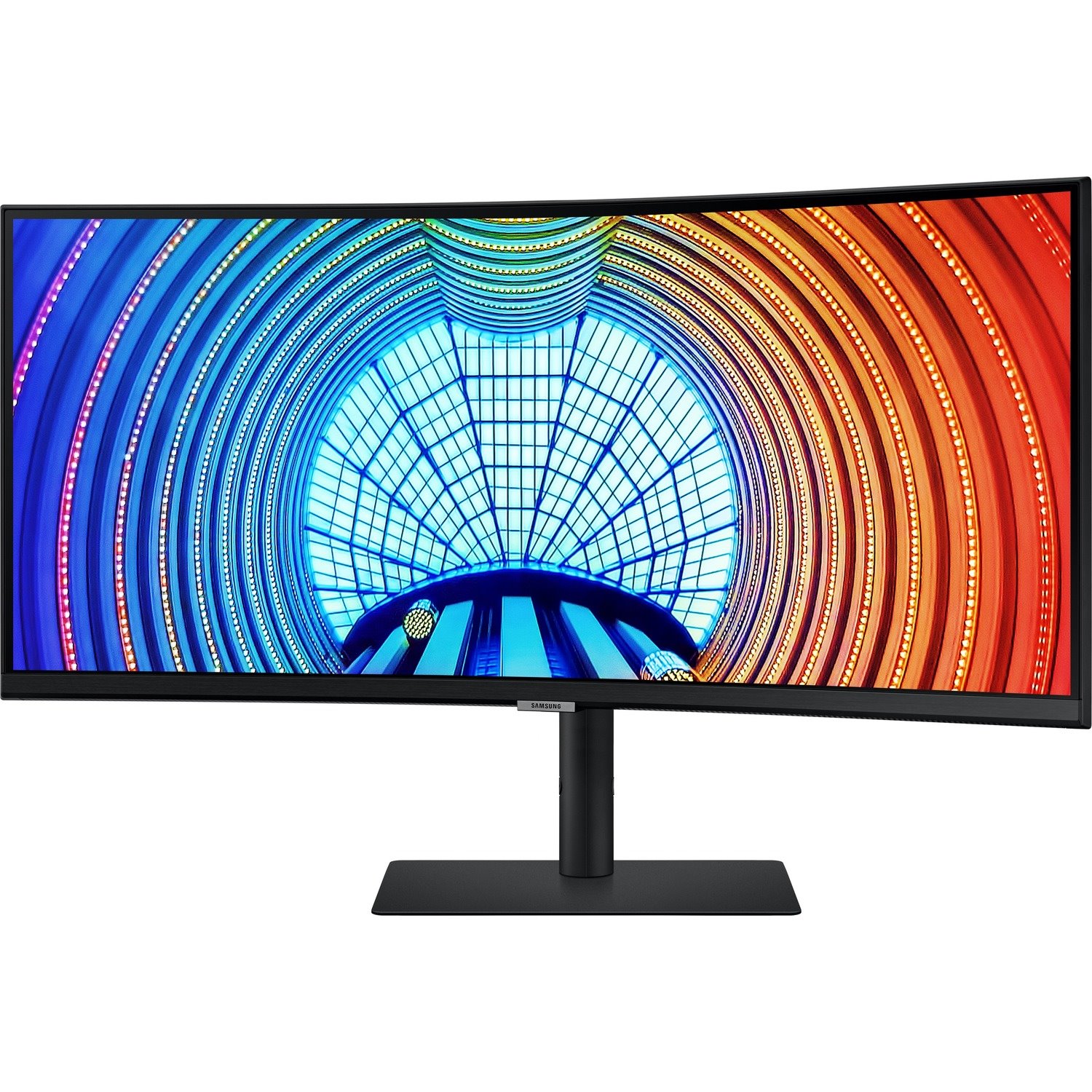 Samsung S34A654UXN 34" Class UW-QHD Curved Screen LCD Monitor - 21:9 - Black