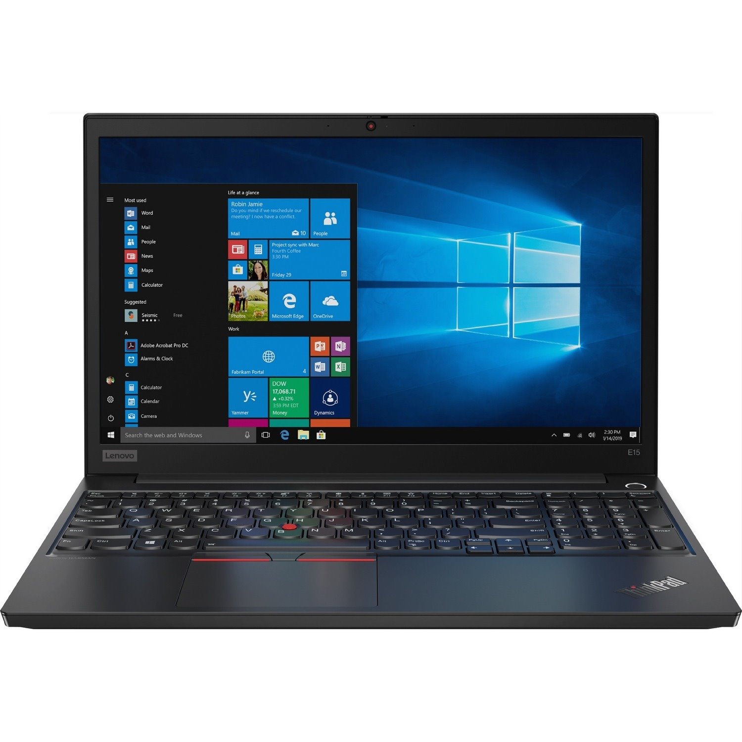Lenovo ThinkPad E15 20RD002YUS 15.6" Notebook - Intel Core i7 10th Gen i7-10510U - 8 GB - 256 GB SSD - English Keyboard - Silver