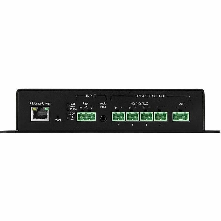 Shure Networked Dante Low Imp/70V Poe+ Amp