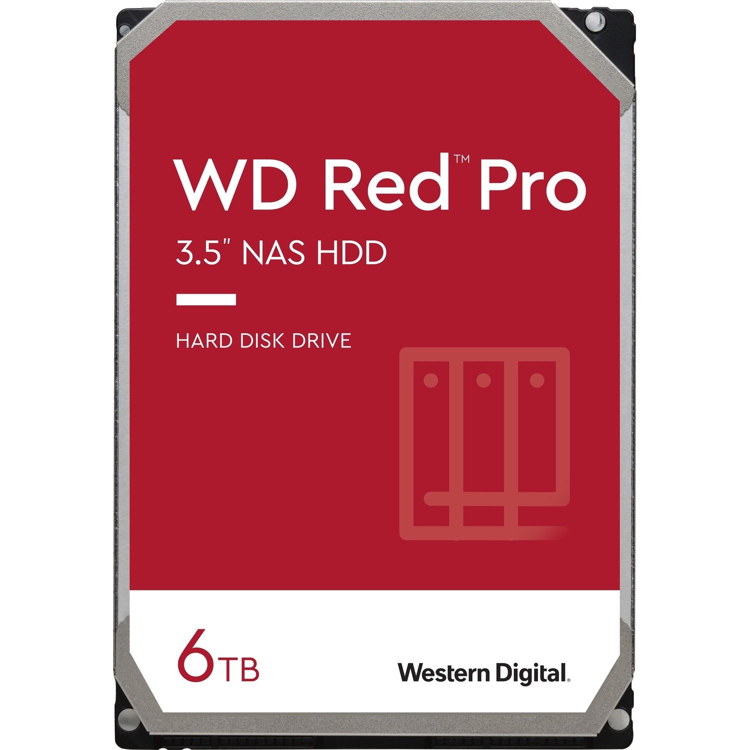 Western Digital Red Pro WD6003FFBX 6 TB Hard Drive - 3.5" Internal - SATA (SATA/600) - Conventional Magnetic Recording (CMR) Method