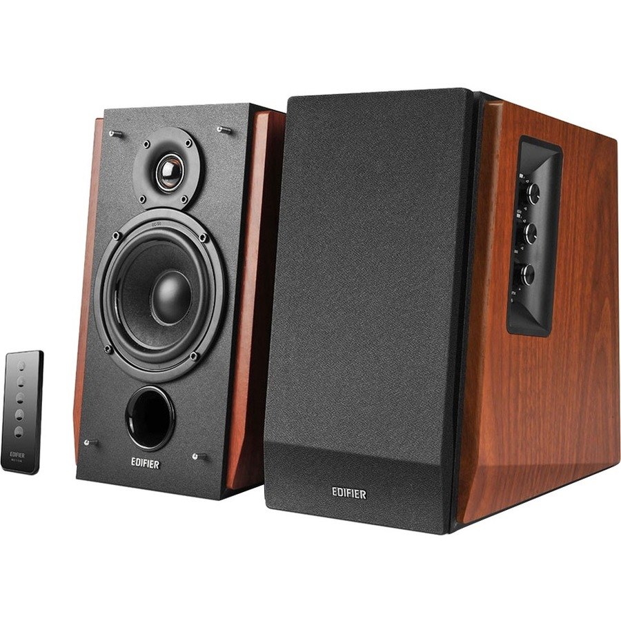 Edifier R1700BT Bluetooth Speaker System - 66 W RMS - Walnut