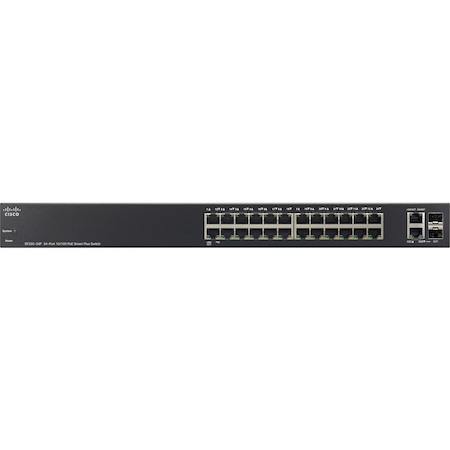 Cisco SF220-24P 24-Port 10/100 PoE Smart Plus Switch