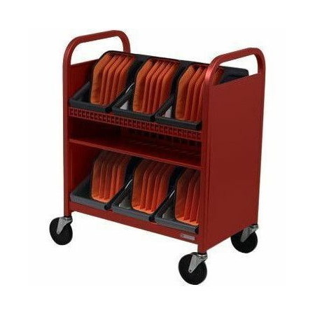 Bretford CUBE Transport Cart with Caddies - TVCT30CAD