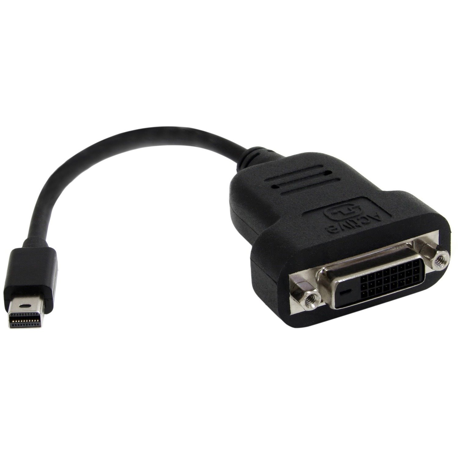 StarTech.com Mini DisplayPort to DVI Adapter, Active Mini DisplayPort to DVI-D Adapter Converter, 1080p Video, mDP to DVI Monitor/Display