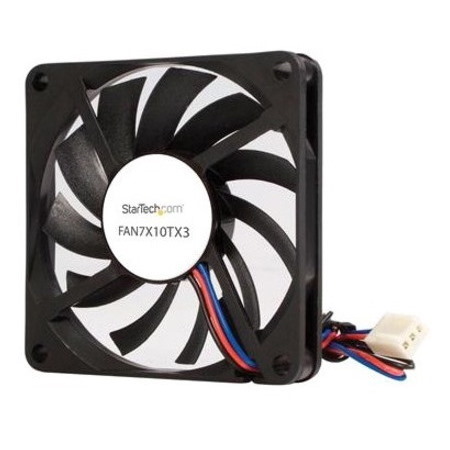 StarTech.com TX3 Dual Ball Bearing Replacement Fan - CPU Cooler fan - 70 mm - black
