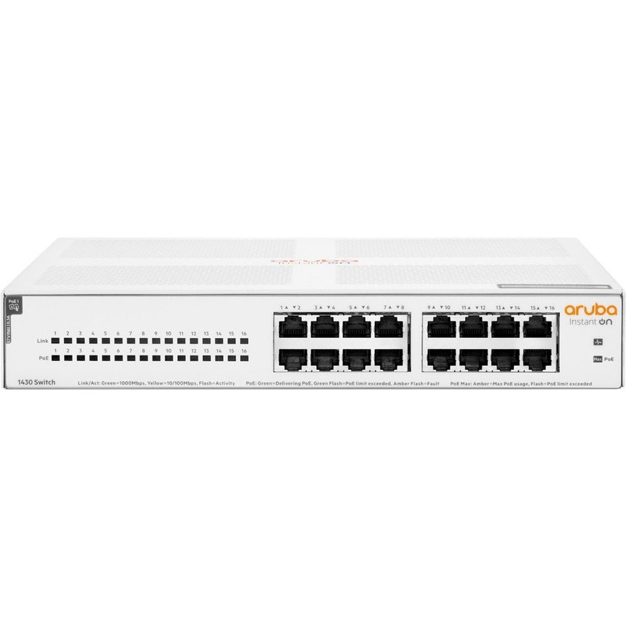 HPE Instant On 1430 16G Class4 PoE 124W Switch