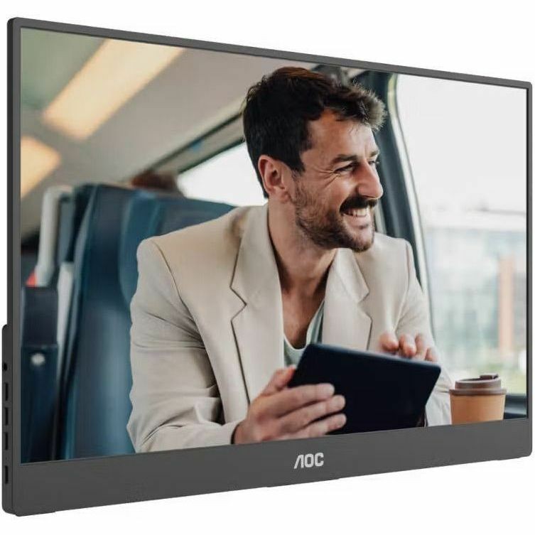 AOC 16T20E2 16" Class Full HD LED Monitor - 16:9 - Black
