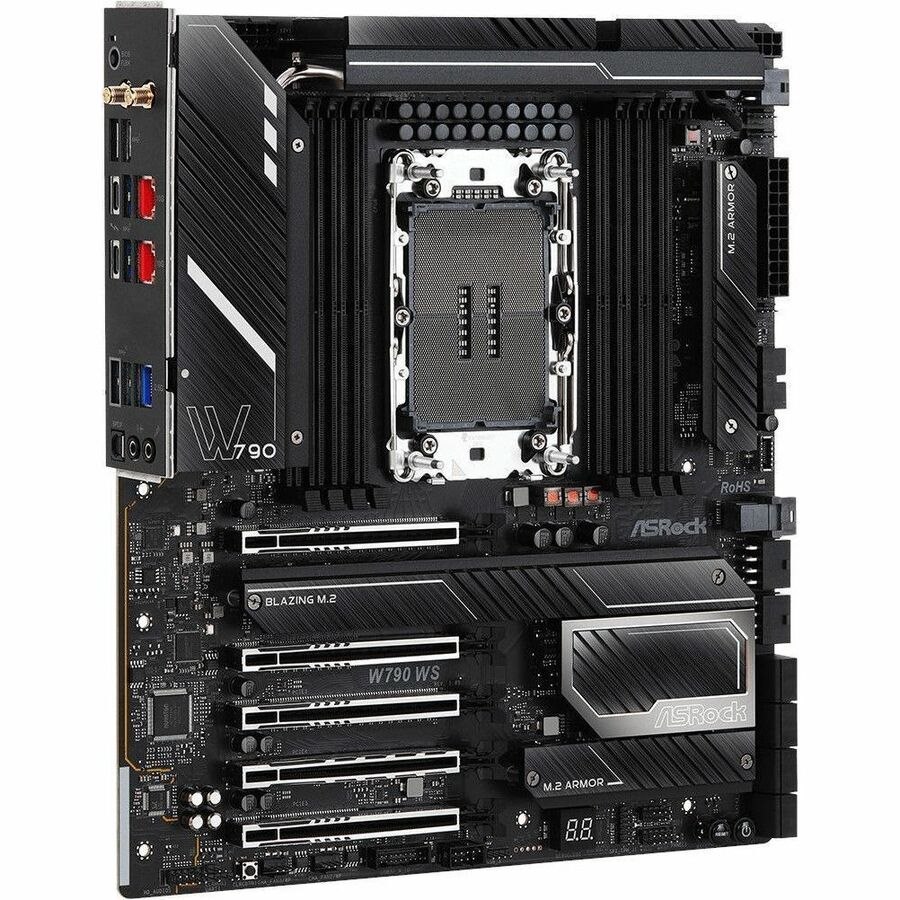 ASRock W790 WS Workstation-Motherboard - Intel W790 Chipsatz - Socket LGA-4677 - Extended ATX